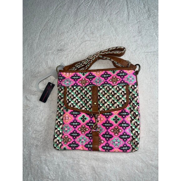 Pink pattern crossbody - Picture 1 of 3